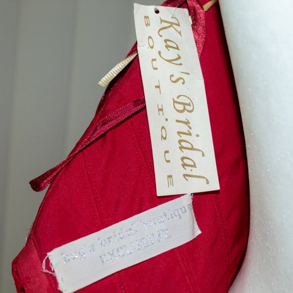 Kay's Bridal, Red Ballgown Dress - Picture 4 of 5